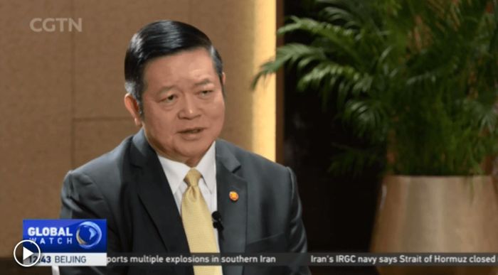 Tổng Thư ký ASEAN Kao Kim Hourn trả lời phỏng vấn CGTN