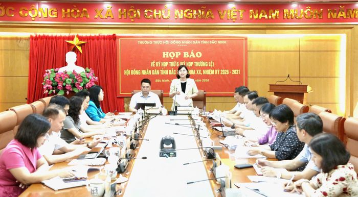 Quang cảnh họp báo