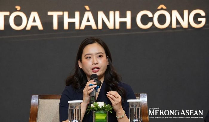 Bà Nguyễn Thảo Vy - Trưởng phòng cao cấp phân tích của Chứng khoán Vietcap. Ảnh: Phạm Ngọc/Mekong ASEAN