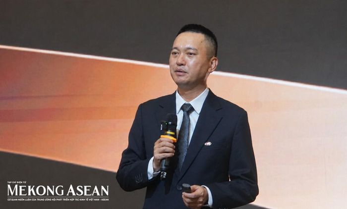 Ông Trần Tuấn Đại - Phó chủ tịch HĐQT Amy Grupo tại sự kiện. Ảnh: Phạm Ngọc/Mekong ASEAN