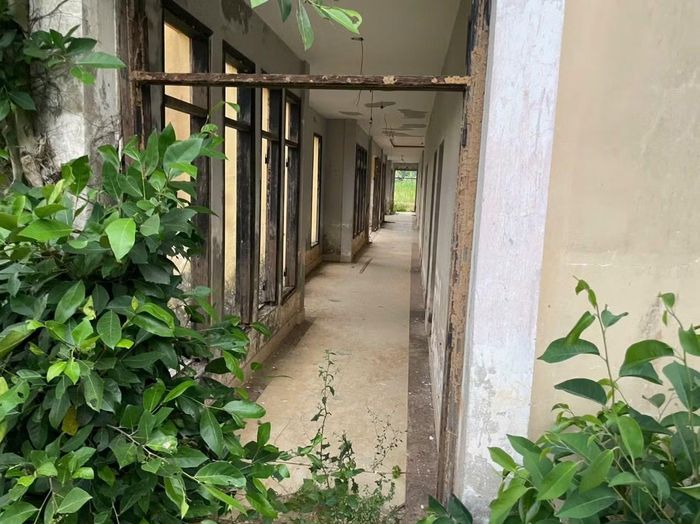 Nhiều hạng mục của công trình dự án xuống cấp nghiêm trọng.