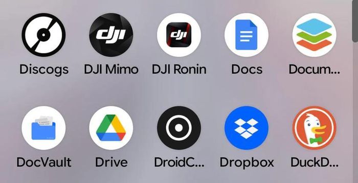 Hãy mở Google Drive trong phần ứng dụng trên điện thoại. Ảnh: ZDNet