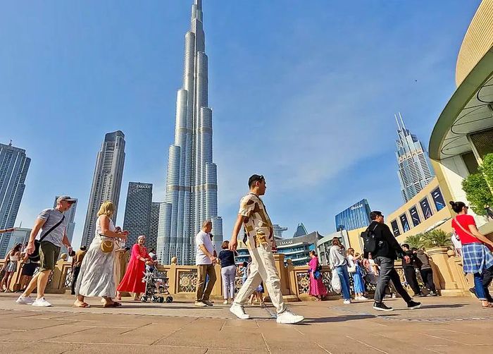 Khách du lịch bắt đầu trở lại UAE dịp căng thẳng Trung Đông hạ nhiệt. Ảnh: uniqueproperties.ae