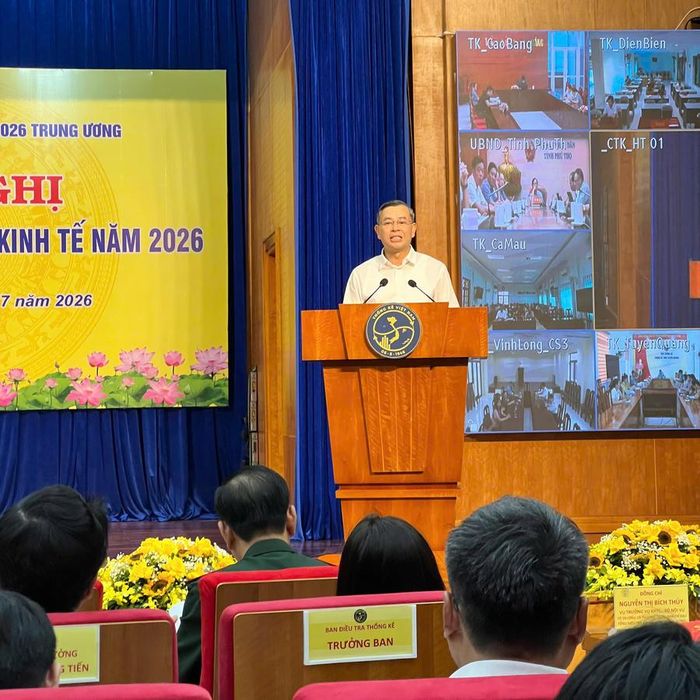 Bộ trưởng Bộ Tài chính Ngô Văn Tuấn phát biểu