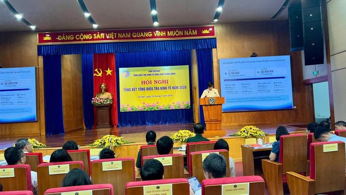 Ông Nguyễn Thanh Dương - Phó Cục trưởng Cục Thống kê (Bộ Tài chính) chia sẻ kết quả TĐTKT năm 2026
