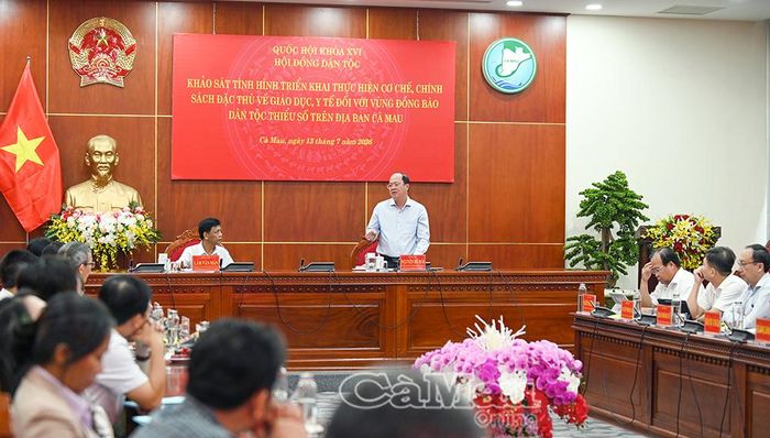 Đồng chí Nguyễn Hồ Hải, Bí thư Tỉnh ủy Cà Mau, mong muốn Trung ương tiếp tục quan tâm, hỗ trợ nguồn lực cho địa phương thực hiện hiệu quả chính sách phát triển vùng nông thôn, vùng đồng bào DTTS.