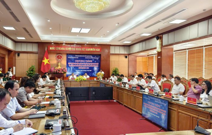 Toàn cảnh chương trình. Ảnh: Cổng thông tin điện tử tỉnh Lạng Sơn.