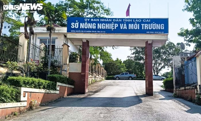 Trụ sở Sở Nông nghiệp và Môi trường tỉnh Lào Cai. (Ảnh: V.Đ.)