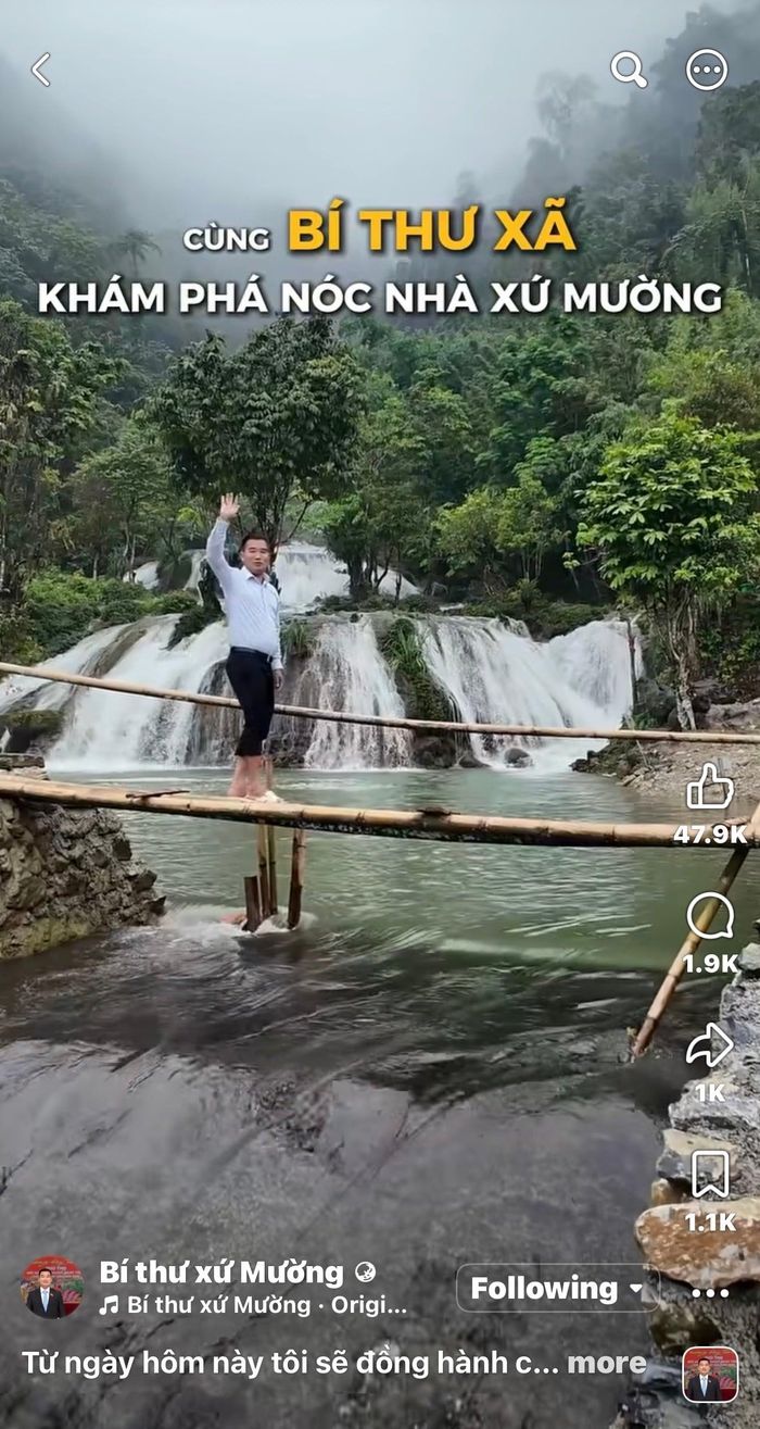 Tài khoản “Bí thư xứ Mường” với những video do ông Nguyễn Duy Tư trực tiếp thực hiện đã thu hút hàng triệu lượt xem, kéo theo lượng khách du lịch tới Vân Sơn tăng mạnh trong thời gian qua.