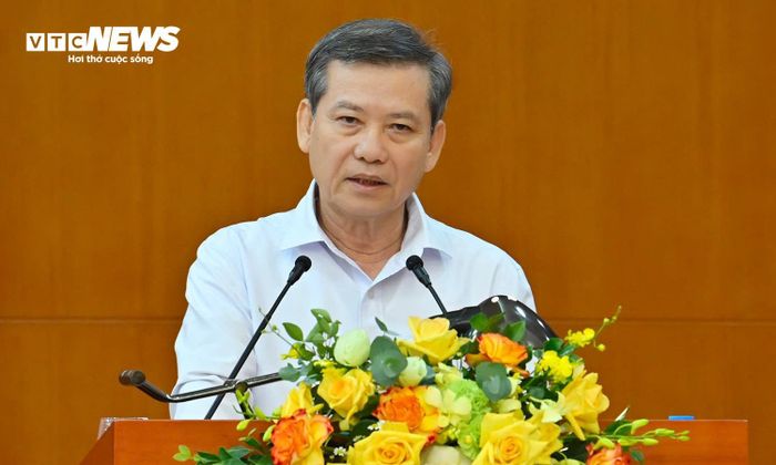 Trưởng Ban Nội chính Trung ương Lê Minh Trí phát biểu tại hội nghị.