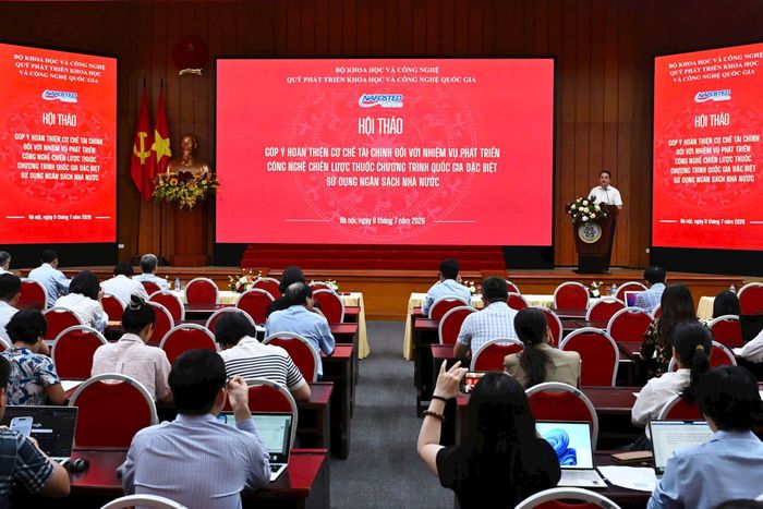 Bộ Khoa học và Công nghệ đang hoàn thiện Thông tư quy định cơ chế tài chính đối với nhiệm vụ phát triển công nghệ chiến lược thuộc Chương trình quốc gia đặc biệt sử dụng ngân sách nhà nước. Ảnh: M.Hưng