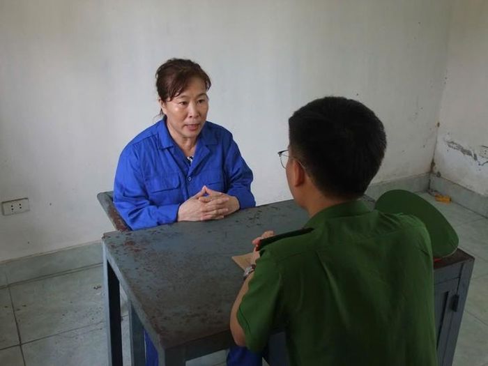 Đặng Thị Nga bị khởi tố. Ảnh: Công an tỉnh Phú Thọ.