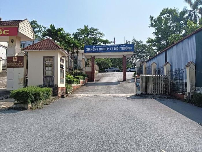 Trụ sở Sở Nông nghiệp và Môi trường tỉnh Lào Cai. Ảnh: Văn Đức.