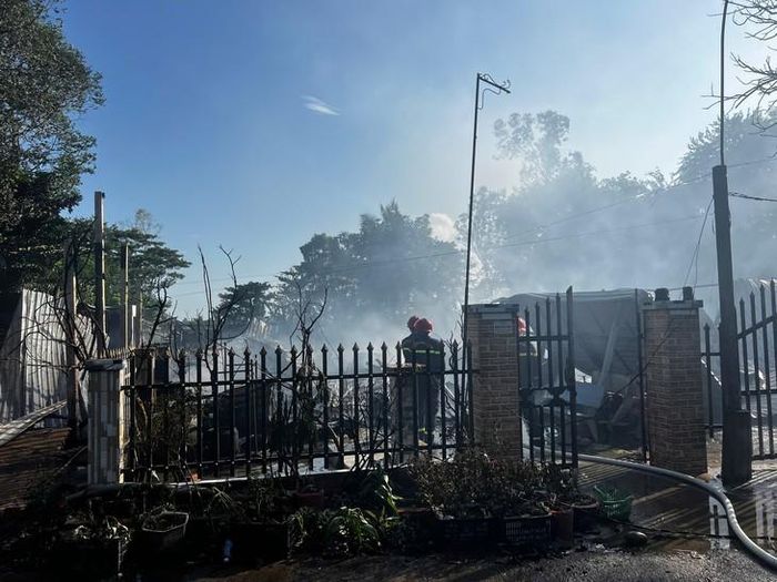 Hiện trường vụ cháy. Ảnh: Công an tỉnh Đồng Tháp.