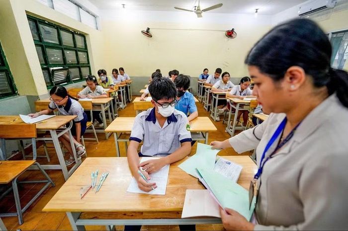 Thí sinh trong kỳ thi tốt nghiệp THPT. Ảnh: Phạm Nguyễn/ TPO.