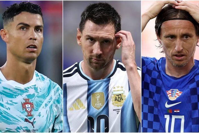 World Cup 2026 quy tụ các huyền thoại của bóng đá thế giới như Ronaldo, Messi, Modric. Ở ngưỡng tuổi 40, họ đều đã trở thành những lão tướng trong thế giới bóng đá. Ảnh: World Soccer Talk.