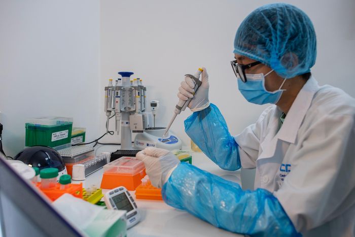  Sau công đoạn chuẩn bị, các mẫu tiếp tục trải qua quy trình nghiêm ngặt từ tách chiết, định lượng ADN, xây dựng thư viện gene, cho đến giải trình tự và phân tích tin sinh học. Bước cuối cùng là đối chiếu với dữ liệu ADN của thân nhân để xác định quan hệ huyết thống. 