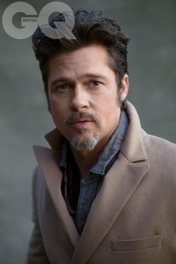 Brad Pitt không còn gắn kết với các con. Ảnh: GQ.
