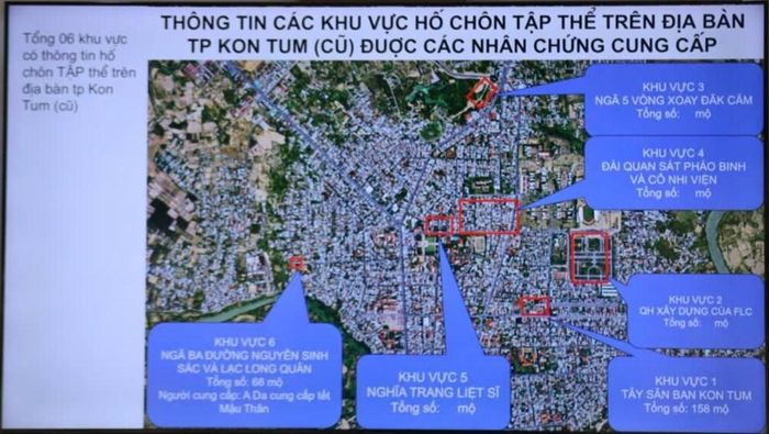 Cơ quan chức năng tỉnh Quảng Ngãi khoanh vùng 6 khu vực nghi có hài cốt liệt sĩ