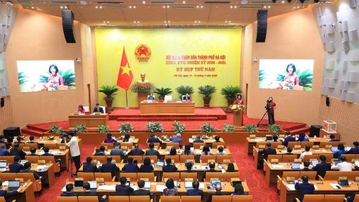 Hà Nội khai mạc kỳ họp thứ 5 Hội đồng nhân dân thành phố khóa XVII.