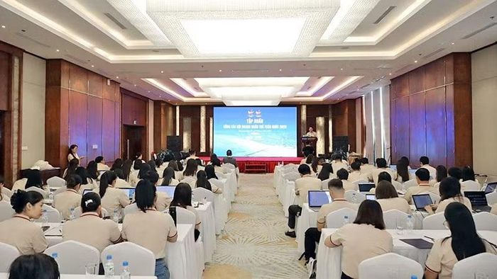 Toàn cảnh chương trình tập huấn. (Ảnh: Trung ương Hội Doanh nhân trẻ cung cấp)