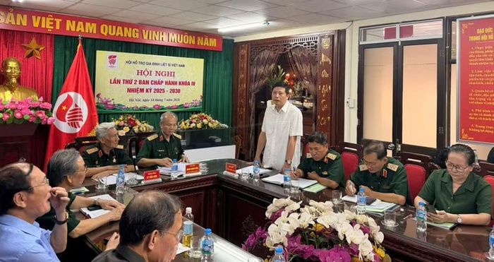 Ông Nguyễn Tiến Đạo, Phó Vụ trưởng Vụ Tổ chức phi chính phủ (Bộ Nội vụ) phát biểu. (Ảnh: HÀ NAM)