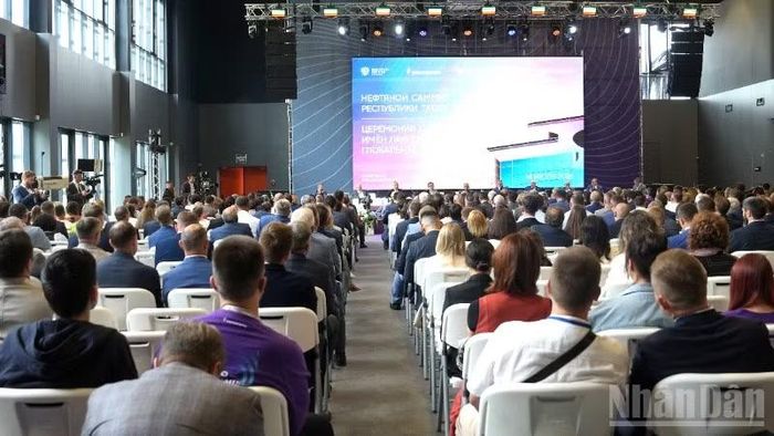 Hội nghị Dầu mỏ Tatarstan 2026 thảo luận nhiều vấn đề quan trọng. (Ảnh: THANH THỂ)