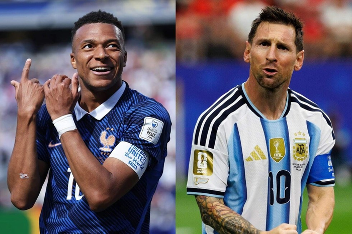 Mbappe và Messi đang cạnh tranh quyết liệt Chiếc giày vàng. Ảnh: Getty