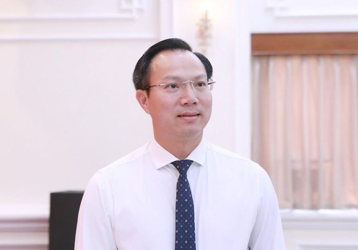  Ông Đoàn Trung Kiên, tân Thứ trưởng Bộ GD-ĐT. Ảnh: ĐÌNH TUỆ 