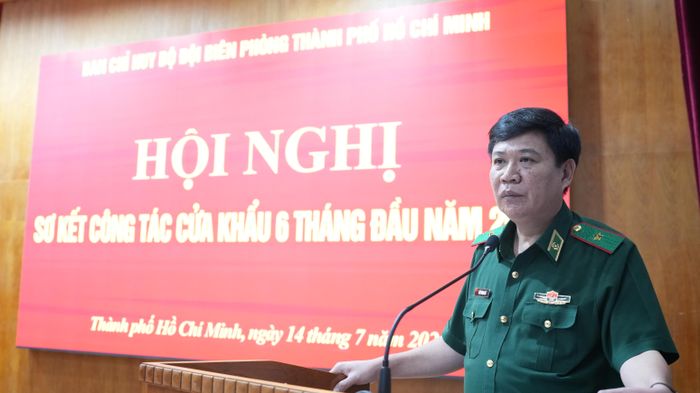  Thiếu tướng Trần Thanh Đức phát biểu chỉ đạo hội nghị 
