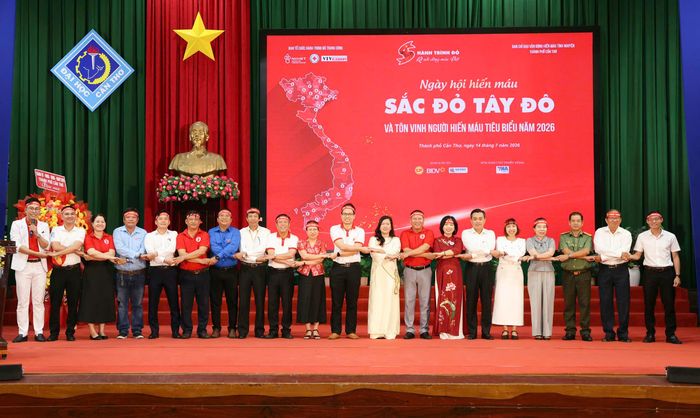 Các đơn vị chung tay hưởng ứng Chương trình Hành trình Đỏ năm 2026