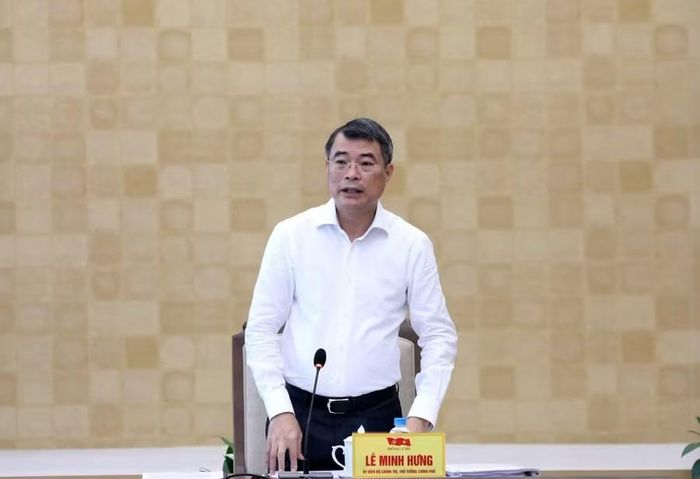 Thủ tướng Lê Minh Hưng phát biểu chỉ đạo tại buổi làm việc (Ảnh: Báo và Phát thanh, Truyền hình Lào Cai).