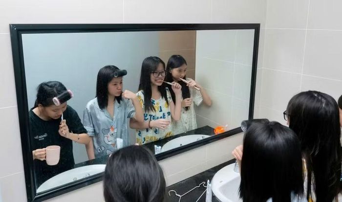 Môi trường nội trú an toàn và gắn kết giúp học sinh FPT School Quy Nhơn tự lập mỗi ngày.