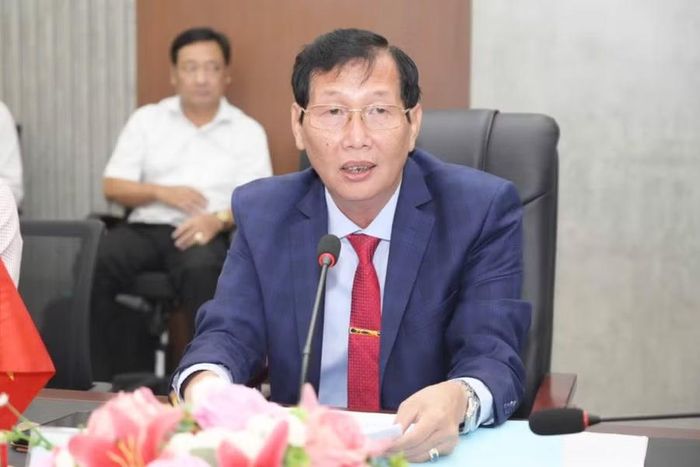 Ông Lê Văn Phước, Phó Chủ tịch UBND tỉnh An Giang, phát biểu tại buổi lễ.