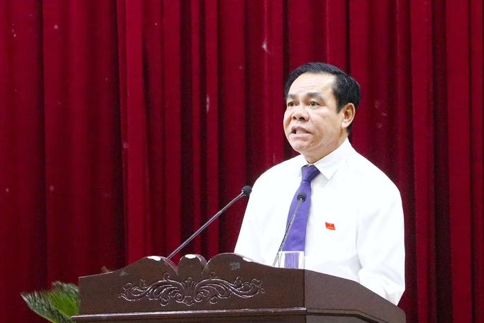 Chủ tịch UBND tỉnh Nghệ An Võ Trọng Hải phát biểu.