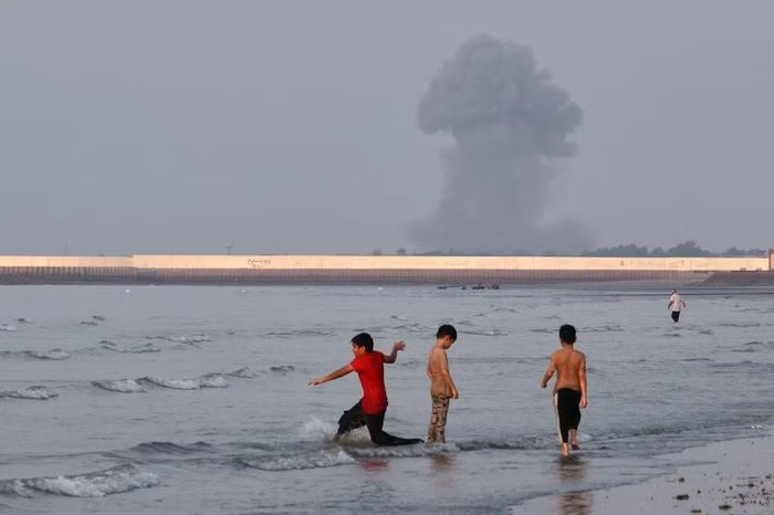 Khu vực eo biển Hormuz. (Ảnh: AP)