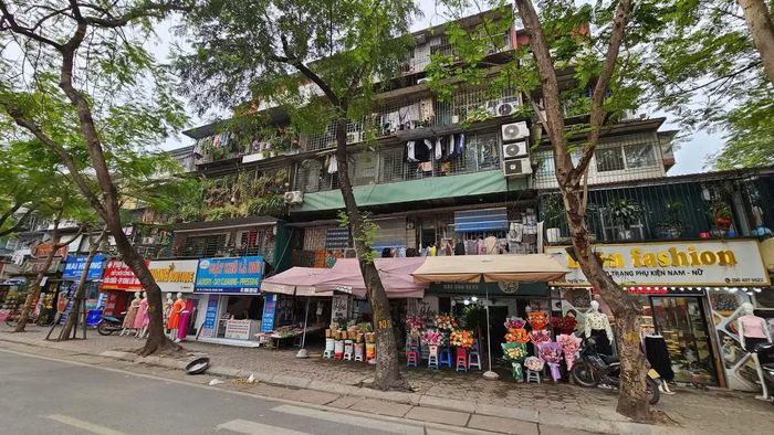 Một khu chung cư cũ tại Hà Nội