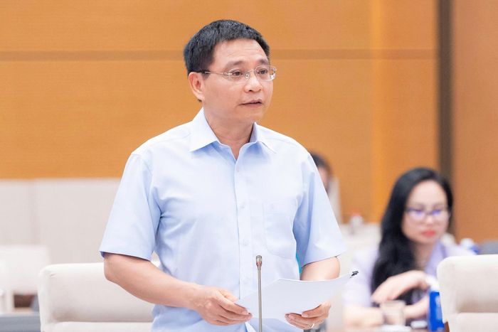 Phó Thủ tướng Nguyễn Văn Thắng phát biểu. Ảnh: QH