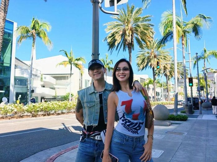 Vợ chồng Vũ Ngọc Anh và Cường Seven tận hưởng mùa hè tại California, Mỹ nhân dịp thăm gia đình.
