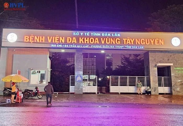 Bệnh viện Đa khoa vùng Tây Nguyên.