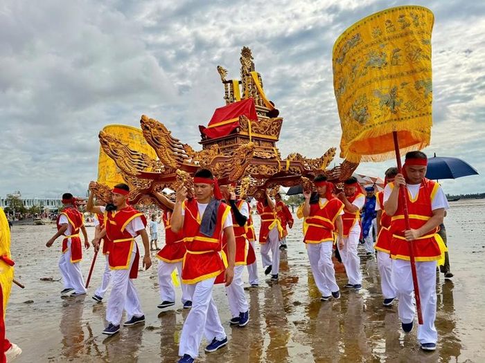Lễ hội Đình Trà Cổ 2026 mang đậm bẳn sắc văn hóa vùng biển. Ảnh CTV