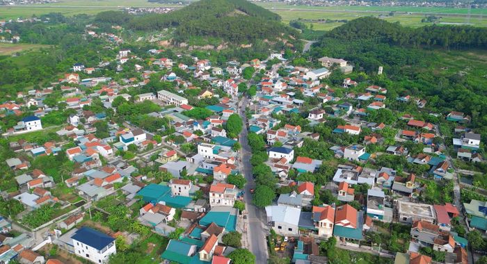 Một góc xã Quỳnh Sơn (Nghệ An). Ảnh: Thu Hương