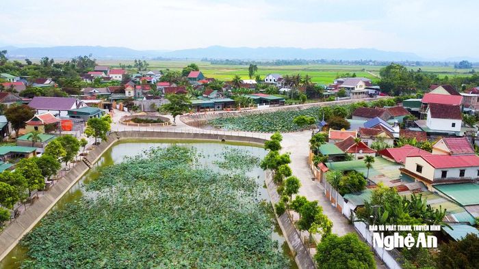 "Dòng sông Sen" sẽ là điểm nhấn trong quy hoạch mới của xã Kim Liên. Ảnh: Ngọc Dũng