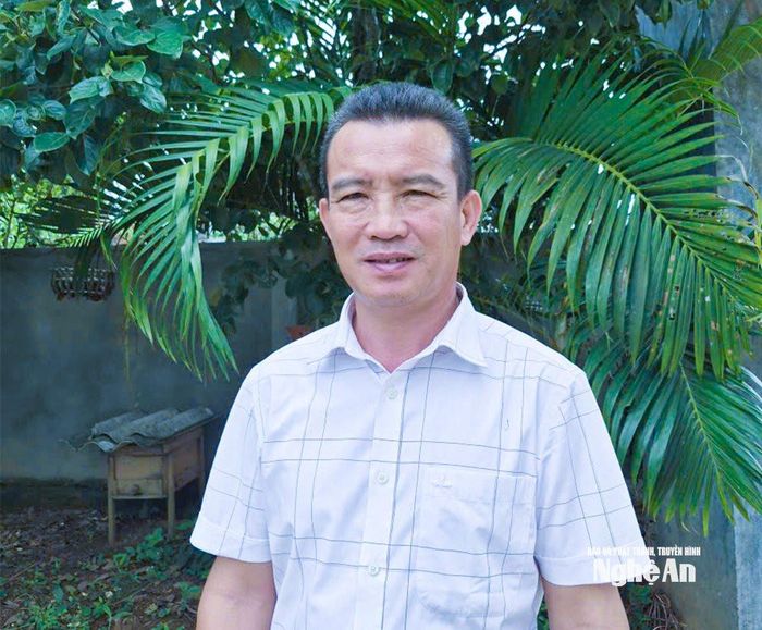 Ông Thiều Khánh Toàn (Bí thư kiêm Xóm trưởng xóm Đông Tiến, xã Đông Hiếu mong muốn những "điểm nghẽn" về đất đai, khoáng sản sớm được tháo gỡ. Ảnh: Mai Hoa