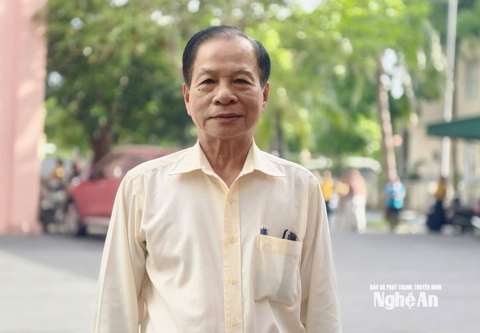 Ông Trần Bạch Nghĩa - Khối Nghi Hải 1, phường Cửa Lò. Ảnh: T.L