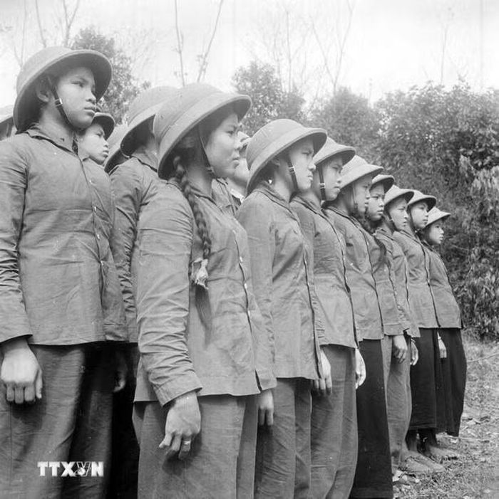 Ngày 15/3/1968, Tỉnh đoàn thanh niên lao động tỉnh Sơn La tổ chức lễ ra quân cho đội thanh niên xung phong chống Mỹ, cứu nước của tỉnh. (Ảnh: TTXVN)