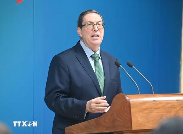 Bộ trưởng Bộ Ngoại giao Cuba Bruno Rodríguez Parrilla. (Ảnh: Việt Hùng/TTXVN)