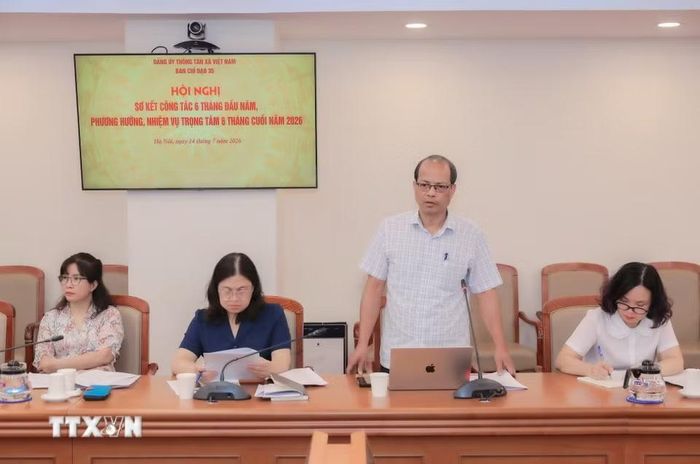 Đồng chí Nguyễn Quang Hải, Ủy viên Ban Chấp hành Đảng bộ TTXVN, Trưởng Ban Biên tập Ảnh. (Ảnh: Phan Phương/TTXVN)