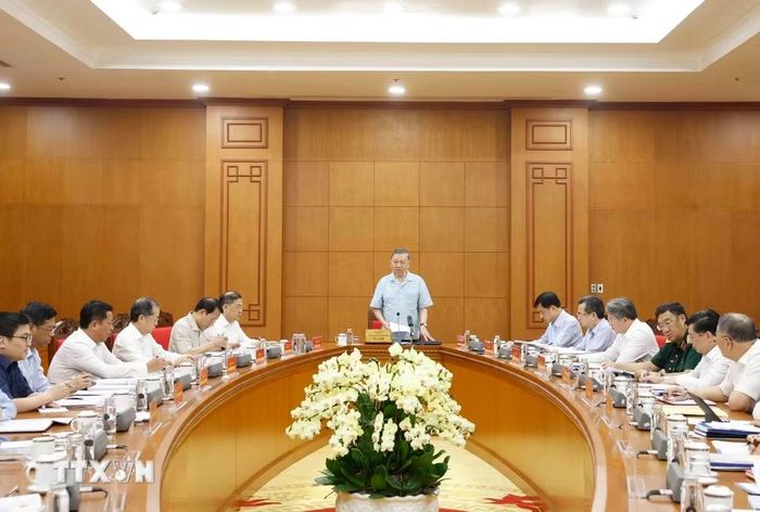 Tổng Bí thư, Chủ tịch nước Tô Lâm phát biểu chỉ đạo. (Ảnh: Thống Nhất/TTXVN)