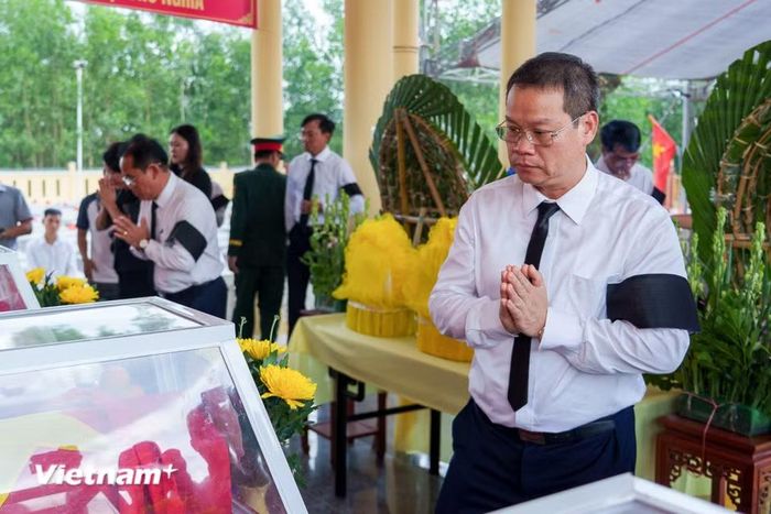 Phó Bí thư Thành ủy, Chủ tịch Ủy ban nhân dân thành phố Nguyễn Mạnh Hùng. (Ảnh: Thanh Phong/Vietnam+)